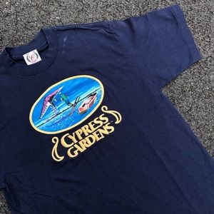 Vintage Cypress Gardens Florida Graphic Tee Large